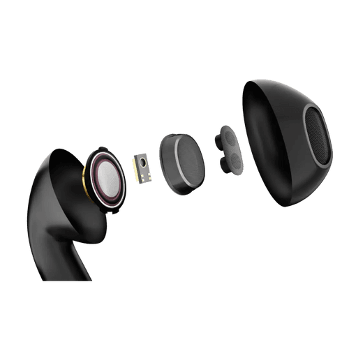 Hammer Cyclone Round Dial Bluetooth Smartwatch & KO Mini Bluetooth Earbuds (Combo)