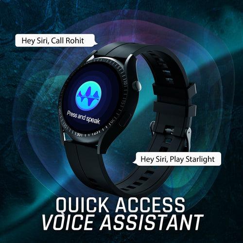Hammer Ace Plus Round Dial Bluetooth Calling Smartwatch