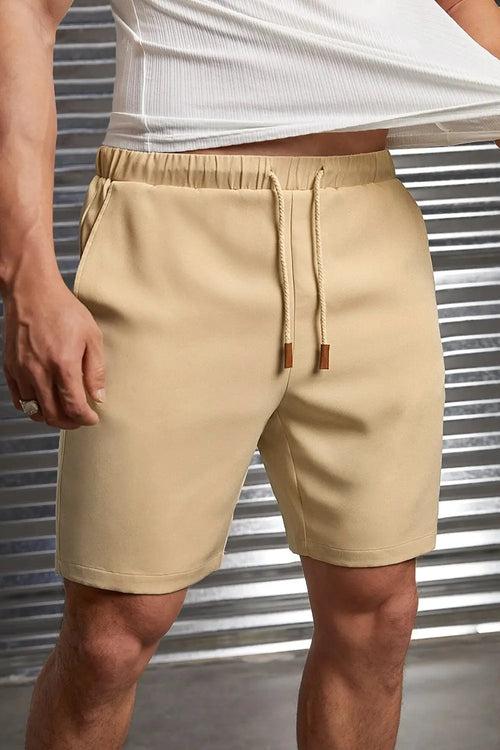 Oat Milk Zip Pocket Shorts