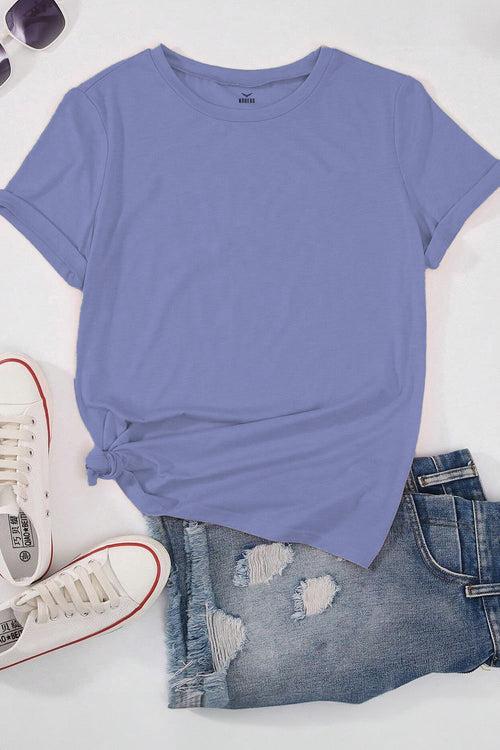 Boyfriend Fit Cotton T-Shirt