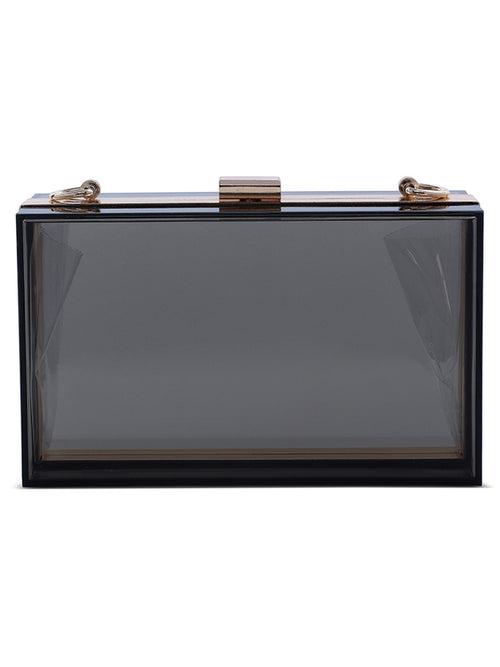 Clear Rectangle Clutch Bag