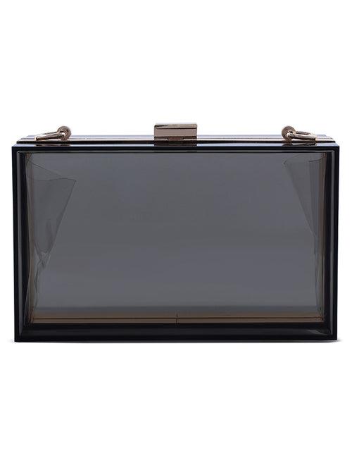 Clear Rectangle Clutch Bag