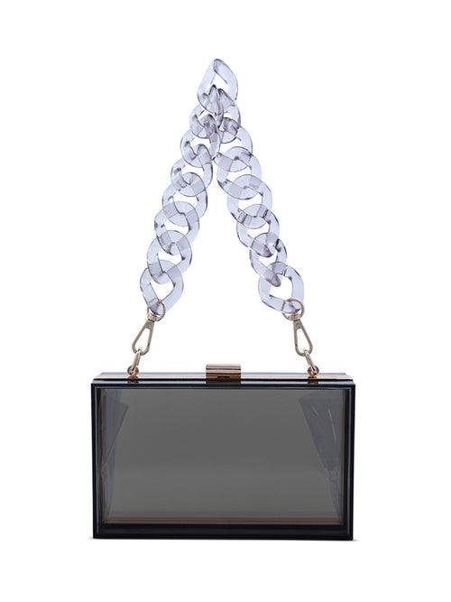 Clear Rectangle Clutch Bag