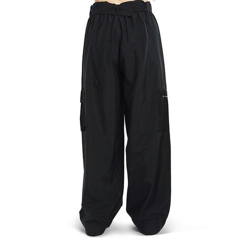 Relaxed Woven Cargo Pants With Belt