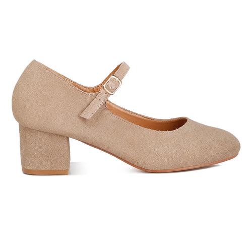 Block Heel Mary Janes