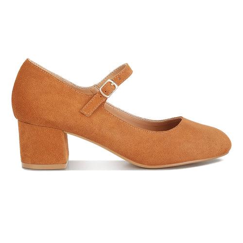 Block Heel Mary Janes