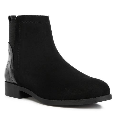 Croc Back Panel Chelsea Boots