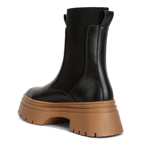 High Top Chunky Chelsea Boots