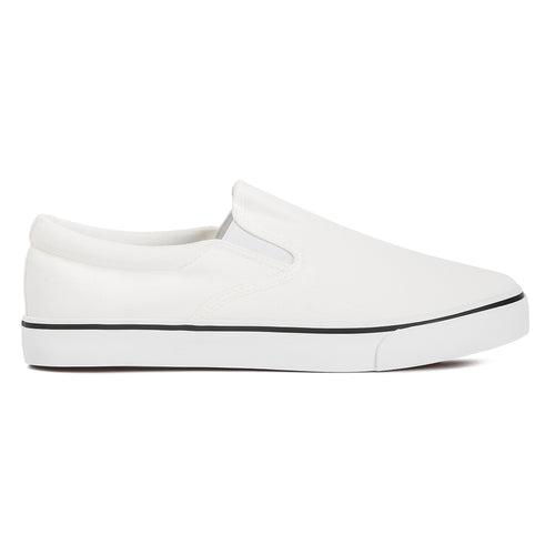 Men's Canvas Slip On Sneakers