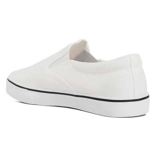 Men's Canvas Slip On Sneakers