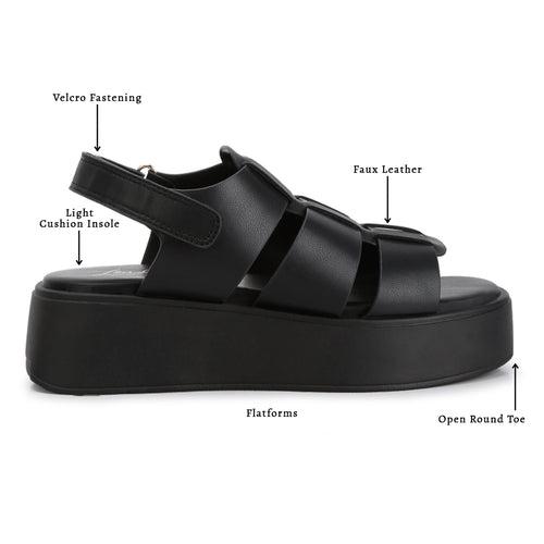 Velcro Gladiator Sandals