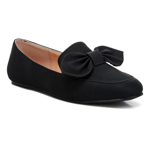 Bow Embellished Loafers