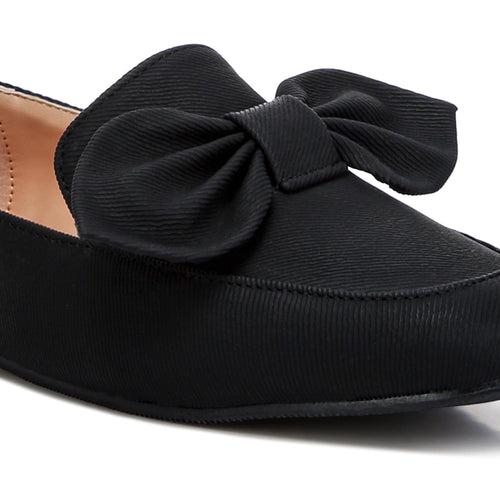 Bow Embellished Loafers