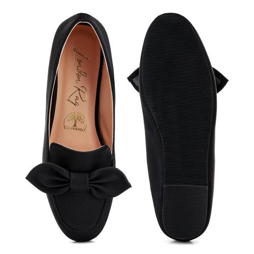 Bow Embellished Loafers