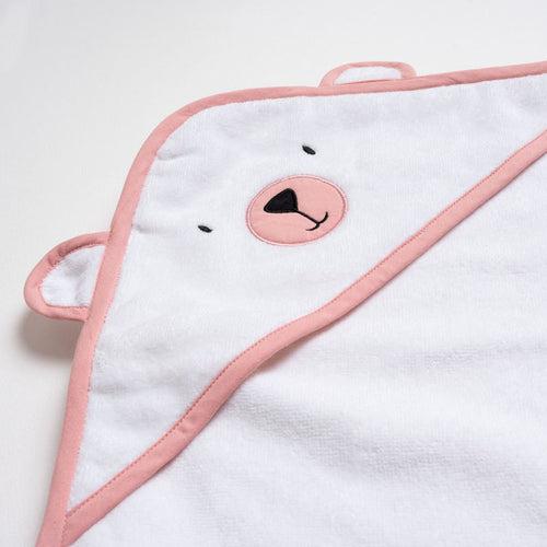 Hood towel Pink