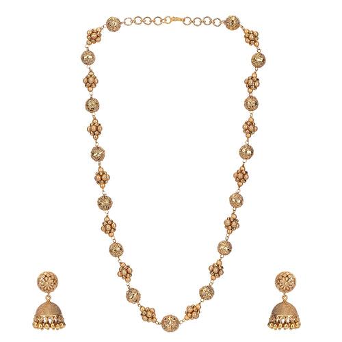 AARIKA   gold plated necklace set