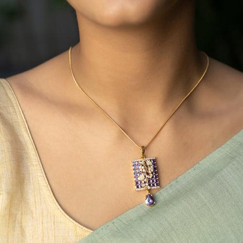 22k Gold Plated Indu Pendant