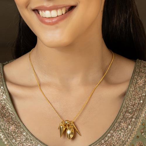 22k Gold Plated Pitara Necklace