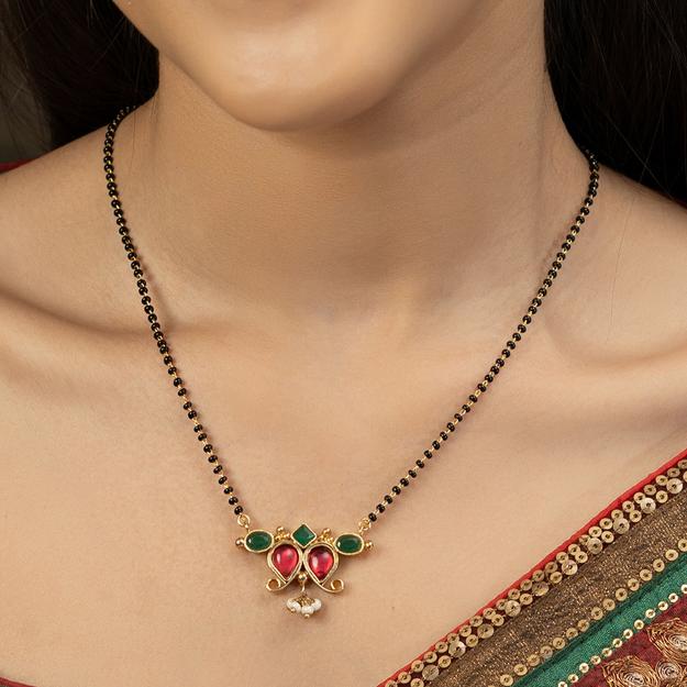 22k Gold Plated Nivika Mangalsutra