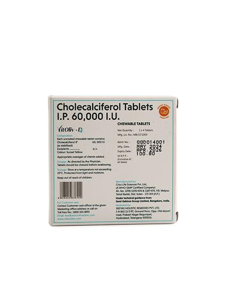 Vitoliv D3 60K Chewable Tablet