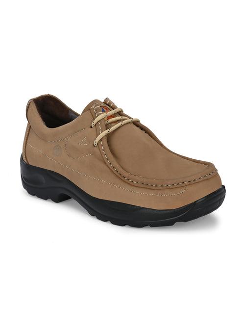 HITZ2651 Men's Cheeku Leather Casual Lace Up Shoes