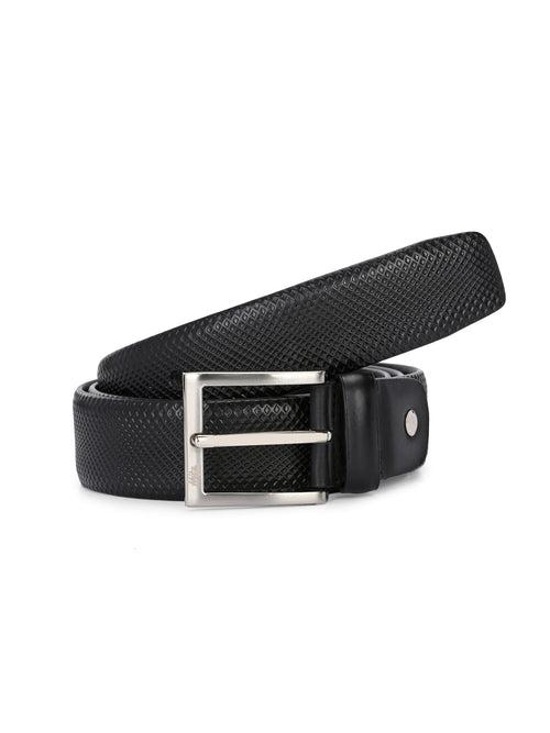 CFTD_1007-Black Leather Belt For Men's