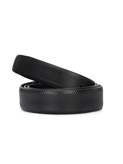 CFTD_1007-Black Leather Belt For Men's