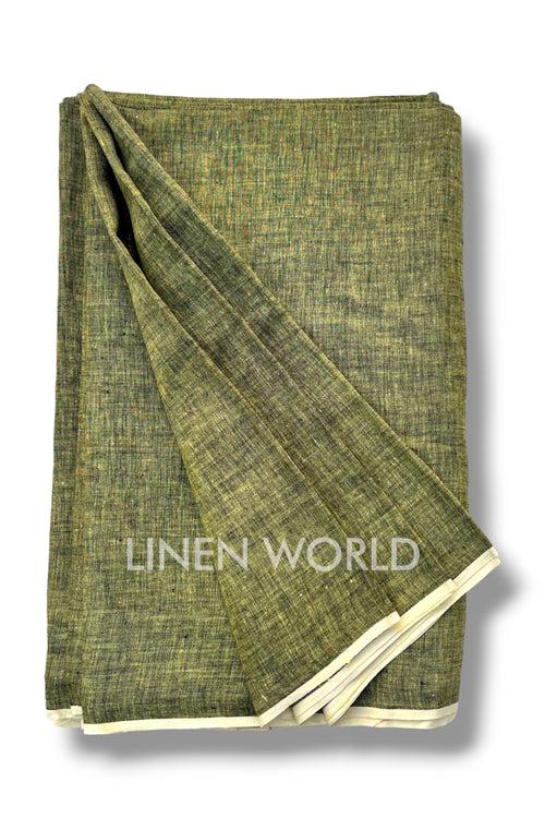 Khaki Linen Fabric (60 Lea)