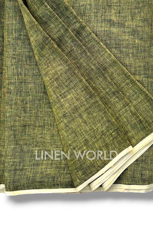 Khaki Linen Fabric (60 Lea)