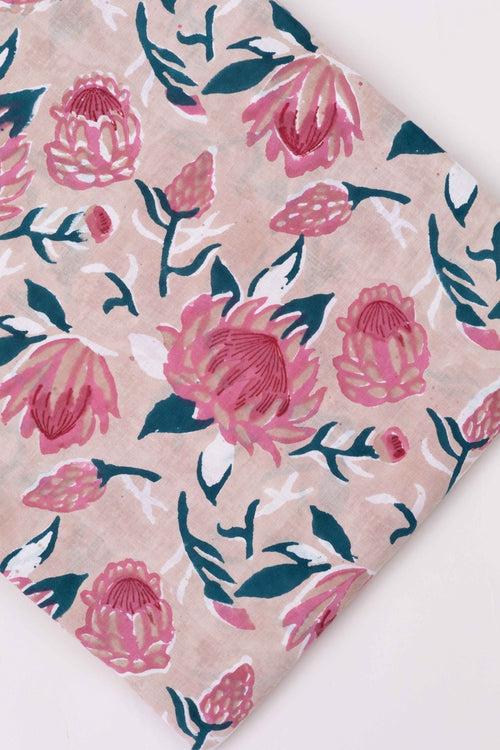 Cotton Hand Block Print Fabric