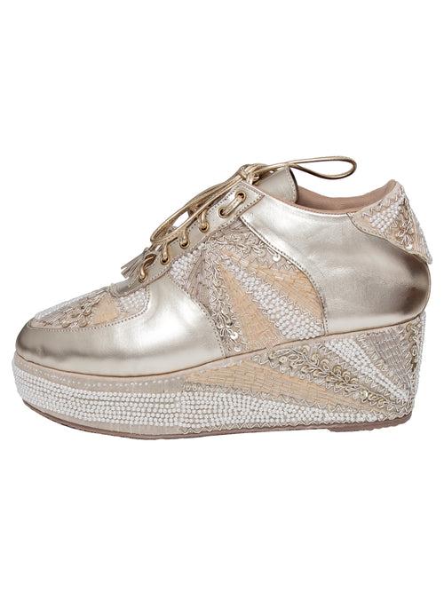 KIRAN SNEAKERS IN GOLD