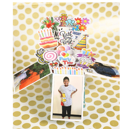 Birthday Popup Bouquet Card