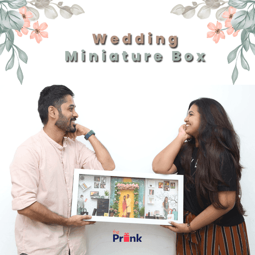 Wedding Miniature Box with Lights