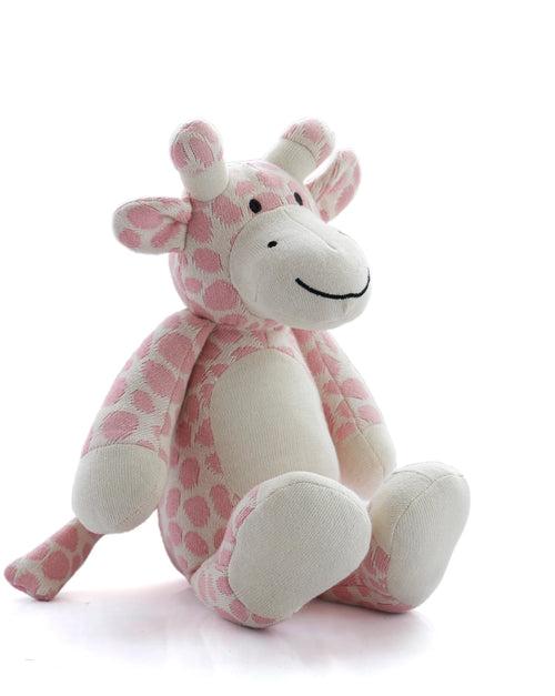 Giraffe Shape 100% Cotton Knitted Kids Bag For School & Travel By APT