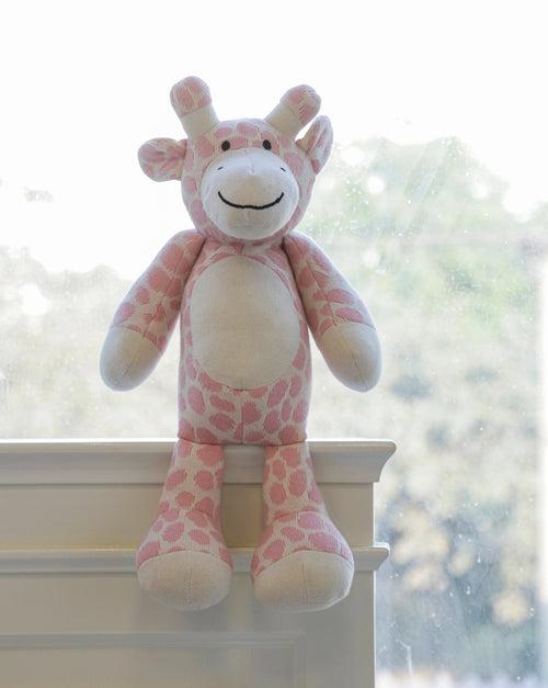 Giraffe Shape 100% Cotton Knitted Kids Bag For School & Travel By APT