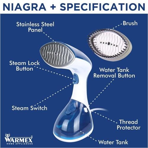 270ML Fabric Steamer Kills 99.9% Bacteria, No Ironing Board Needed By Warmex