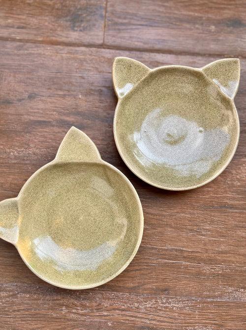 Minimalist Ceramic Feeder Bowls