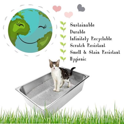 Sustainable Metal Litter Tray