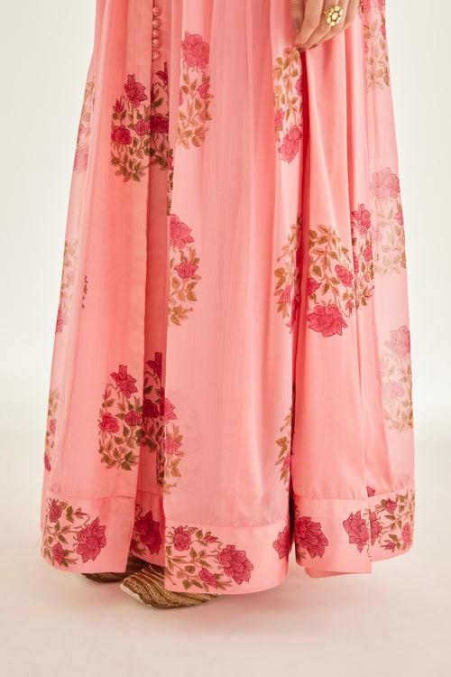 Candy Pink Anarkali Set