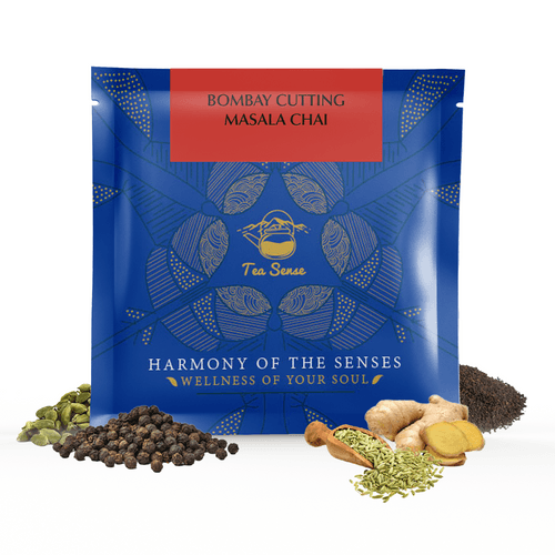 TEA SENSE Bombay Cutting Masala Chai Pyramid Tea Bags (15 Pc)