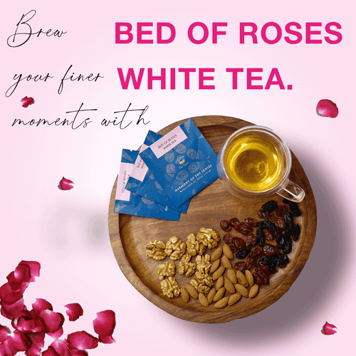 TEA SENSE Bed of Roses White Tea Bags Box (15 Pc)