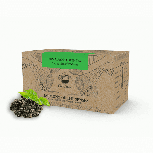 TEA SENSE Himalayan Green Pyramid Tea Bags (15 Pc)