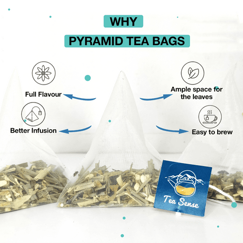 TEA SENSE Immunity Booster Pyramid Tea Bags (15 Pc)