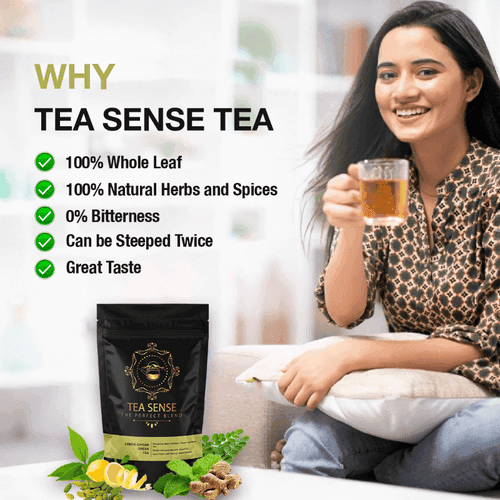 TEA SENSE Lemon Ginger Green Tea