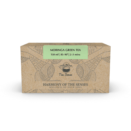 TEA SENSE Moringa Green Pyramid Tea Bags (15 Pc)