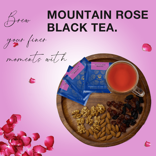 TEA SENSE Mountain Rose Black Pyramid Tea Bags (15 Pcs)