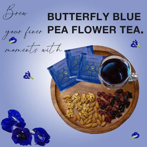 TEA SENSE Butterfly Blue Pea Pyramid Tea Bags (15 Pc)