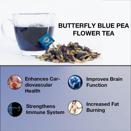 TEA SENSE Butterfly Blue Pea Pyramid Tea Bags (15 Pc)