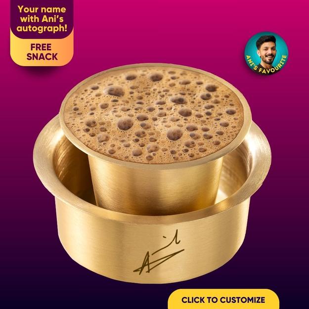 Ani Autographed Brass Dawara Tumbler