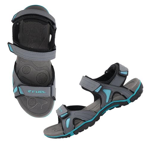 Fuel Jordan Sandals For Men's (D.Grey/Aqua)